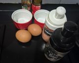 Foto langkah ke 1 dari resep Telur Kocok Kukus Saus Tiram.