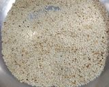 A picture of step 2 of Til Peanut chikki.