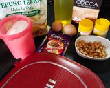 Foto langkah ke 1 dari resep Brownies Cadbury Kacang.