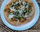 A picture of step 8 of Chole Taco.