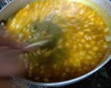 A picture of step 5 of Matar kulcha.