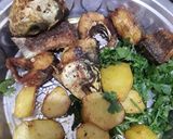 A picture of step 1 of Fish curry.