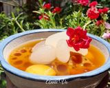 Hình bước làm 2 của món Chè thốt nốt củ sen củ năng