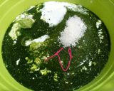 Foto langkah ke 2 dari resep Bolu Kukus Pandan eggless.