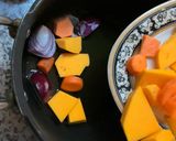 Une image de l'étape 4 de 🪹🥄velouté butternut 🍠patate douce 🥣🫜lentilles 🪸.