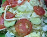 Hình bước làm 1 của món Salad cá ngừ