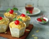 Foto langkah ke 5 dari resep Muffin Tape Keju Eggless.