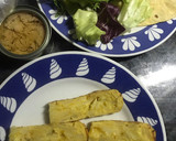 Foto del paso 2 de la receta: Tortita de maíz 🌽 rellena de tortilla española y atún
