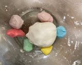A picture of step 2 of Mochi Dumplings in Ginger Syrup.