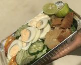 A picture of step 1 of Futush salad.