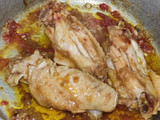 Alas de pavo en salsa