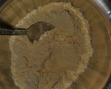 A picture of step 2 of Gram flour bread sandwich.