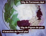 Une image de l'étape 1 de Pesto de betterave.