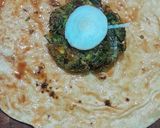 A picture of step 8 of Spring Onion - Methi Frankie.