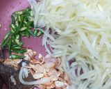 Gambar langkah 3 resipi Tumis Manis Betik Muda.