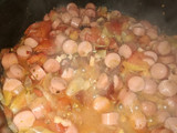 Salchichas enchipotladas con pasta 🍝
