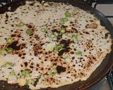 A picture of step 4 of Rava dosa.