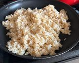A picture of step 3 of Filipino Style Breakfast Burrito.
