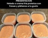 Foto del paso 7 de la receta Helado o crema fría proteica con fresas y plátanos a tu gusto