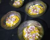 A picture of step 1 of Moong dal chaat.