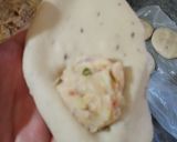 A picture of step 9 of Dumpling and different shape samosa.