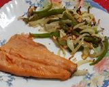 Foto del paso 4 de la receta: Trucha y verduras en airfryer