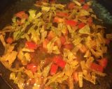 A picture of step 6 of Soupy Noodles.