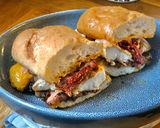 A picture of step 6 of Chicken Cheesesteak Sandwich 🥪.