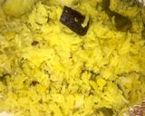 A picture of step 7 of Methi khichdi.