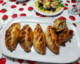 Foto del paso 9 de la receta: Empanadas rellenas con pollo horneado
