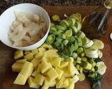 Foto del paso 1 de la receta: Porrusalda con bacalao