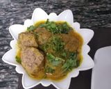 A picture of step 6 of Meatball curry in coconut #ThemeChallenge.