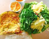 Hình bước làm 4 của món Bánh xèo miền trung 🌮🌮🌮