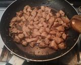 Foto del paso 3 de la receta: Tortilla de espinacas 2.0 (con champiñones y pollo)