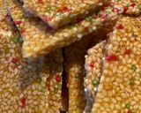A picture of step 6 of Sesame brittle.