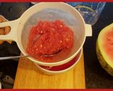 A picture of step 3 of An Interesting Watermelon Punch 🍉 to beat Summer ☀️.