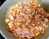 A picture of step 3 of My Favourite Curried Chicken with lots of Curry Sauce.🥰.