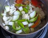 A picture of step 1 of Mix Vegetable Stock.