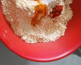 A picture of step 1 of Kadhi bari bihari style.