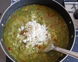 A picture of step 8 of Shahi rani palak paneer.