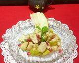 A picture of step 4 of Babugosha / Pear Chaat.