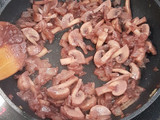 Salsa champiñones y nata