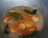 Foto langkah ke 4 dari resep Balado telur dan ubi kuah santan kental.