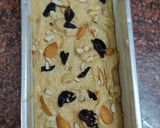 A picture of step 10 of Eggless Rumless Wheat flour plum cake.