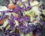 Hình bước làm 2 của món Salad thập cẩm trộn sốt mè rang