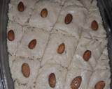 Basbousa (semolina cake) recipe step 5 photo