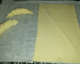 Foto del paso 1 de la receta: Croissant de nutella y plátano