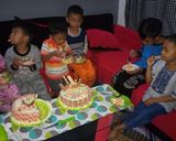 Foto langkah ke 9 dari resep Kue Ulang Tahun Hemat.