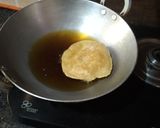A picture of step 3 of Raj kachori.