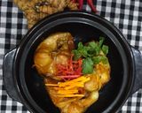 Hình bước làm 3 của món Cá lóc kho nghệ